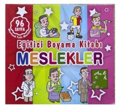 Meridyen Eğitici Boyama Kitabı - Meslekler - OFİSKUTUM