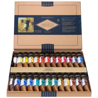 Mijello Mission Sulu Boya Gold Pure Pigment 15 ml 24+2 Li 1524P - 1