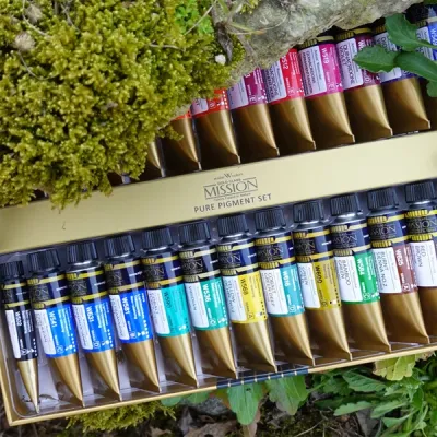 Mijello Mission Sulu Boya Gold Pure Pigment 15 ml 24+2 Li 1524P - 3