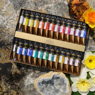 Mijello Mission Sulu Boya Gold Pure Pigment 15 ml 24+2 Li 1524P - 4