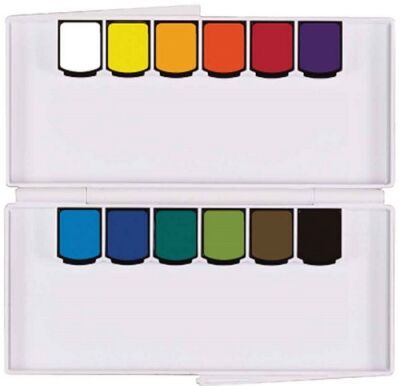 Mijello Mission Sulu Boya SilverTablet Pigment 12 Li 5012 - 1