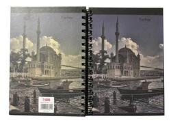 Mikro A5 Sert Kapak Spiralli Defter Çizgili 100 yp - 2