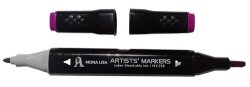 Mona Lisa TouchBlack Çift Uçlu Artist Marker 12 Renk - 4