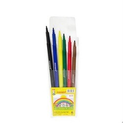 Monami Keçeli Boya Kalem Takımı 6 Renk - 1