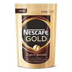 Nestle Nescafe Gold Granül Kahve Poşetli 200 gr - NESTLE