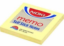 Noki Yapışkanlı Not Kağıdı 75x75 mm 100 yp - NOKİ
