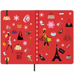 Notelook Defter A5 Paris Alışveriş , Çizgili 100 yp - 3