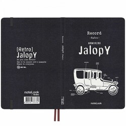 Notelook Defter A5 Tekstil Kapak Jalopy , Çizgili 100 yp - 3