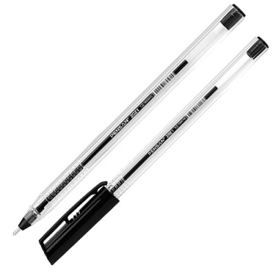 Pensan 2021 Üçgen Tükenmez Kalem1,0 mm, Siyah - PENSAN