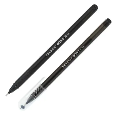 Pensan 2270 Büro Tükenmez Kalem 1,0 mm, Siyah - 1
