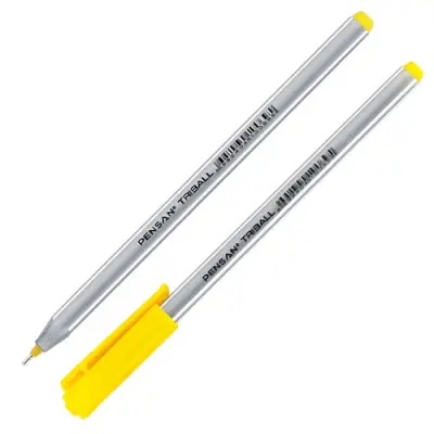 Pensan Triball Tükenmez Kalem 1,0 mm, Sarı - 1