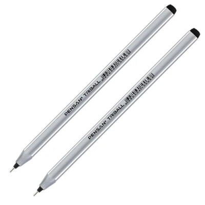 Pensan Triball Tükenmez Kalem 1,0 mm, Siyah - PENSAN
