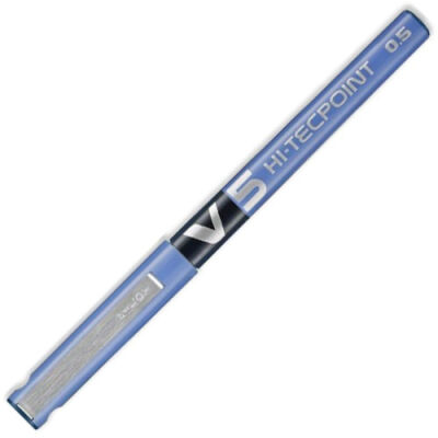 Pilot V5 İğne Uçlu Roller Kalem, Mavi - 1
