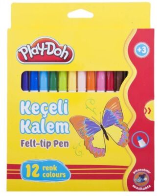 Play-Doh Keçeli Boya Kalem Takımı 12 Renk - 1
