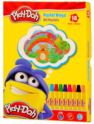 Play-Doh Pastel Boya Takımı 18 Renk - 1