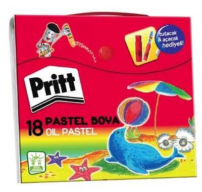 Pritt Pastel Boya Takımı Çantalı 18 Renk - 1