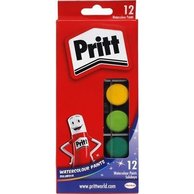 Pritt Sulu Boya Takımı Küçük Boy 12 Renk - 1