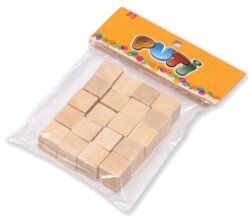 Puti Ahşap Küp Naturel 20 Li - PUTI