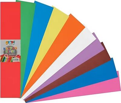 Puti Krepon Kağıdı 50x70 cm Turuncu - 1