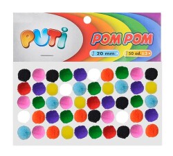 Puti Pompom 20 mm 50 Li - PUTI