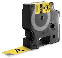 RhinoPRO Esnek Naylon Serit 19mmx3,5m Sarı/Siyah - DYMO