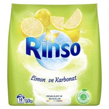Rinso Matik Toz Deterjan Limon ve Karbonat 1,5 kg - 1