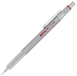 Rotring 600 Mekanik Kurşun Kalem, Krom 0,7 mm - ROTRING