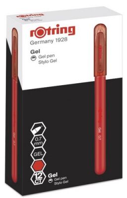 Rotring Jel Mürekkepli Kalem, Kırmızı 0,7 mm - 2