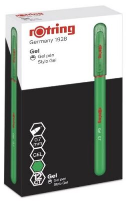 Rotring Jel Mürekkepli Kalem, Yeşil 0,7 mm - 2