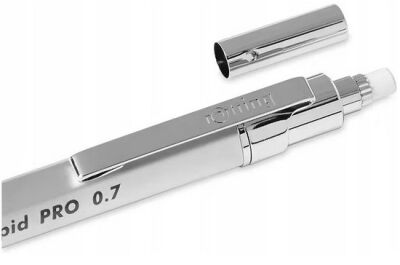 Rotring Rapid Pro Mekanik Kurşun Kalem, Krom 0,7 mm - 3