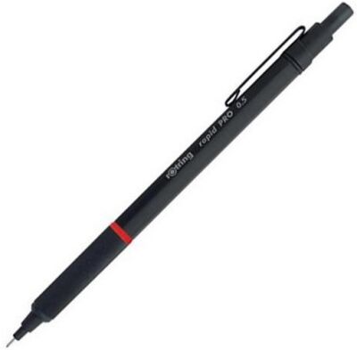 Rotring Rapid Pro Mekanik Kurşun Kalem, Siyah 0,5 mm - 1