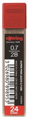 Rotring Süper Polymer Kurşun Kalem Ucu (2B) 0,7 mm - 1