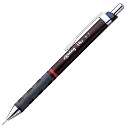 Rotring Tikky Mekanik Kurşun Kalem, Bordo 0,7 mm - ROTRING