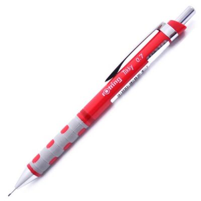 Rotring Tikky Mekanik Kurşun Kalem, Kırmızı 0,7 mm - 1