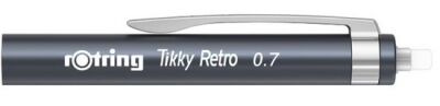 Rotring Tikky Retro Mekanik Kurşun Kalem, Metalik Gri 0,7 mm - 7