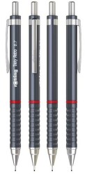 Rotring Tikky Retro Mekanik Kurşun Kalem, Metalik Gri 0,7 mm - 2