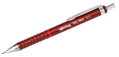Rotring Tikky Retro Mekanik Kurşun Kalem, Metalik Kırmızı 0,5 mm - 5