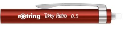 Rotring Tikky Retro Mekanik Kurşun Kalem, Metalik Kırmızı 0,5 mm - 7