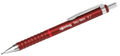 Rotring Tikky Retro Mekanik Kurşun Kalem, Metalik Kırmızı 0,7 mm - 5