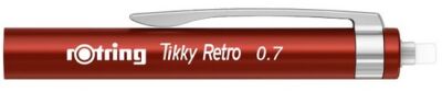 Rotring Tikky Retro Mekanik Kurşun Kalem, Metalik Kırmızı 0,7 mm - 7