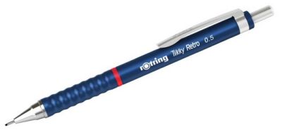 Rotring Tikky Retro Mekanik Kurşun Kalem, Metalik Mavi 0,5 mm - 5