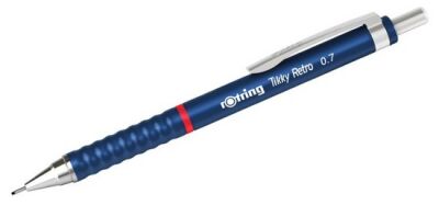 Rotring Tikky Retro Mekanik Kurşun Kalem, Metalik Mavi 0,7 mm - 5