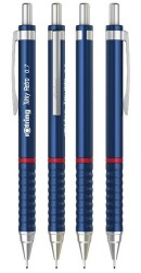 Rotring Tikky Retro Mekanik Kurşun Kalem, Metalik Mavi 0,7 mm - 2