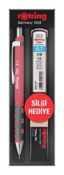 Rotring Tikky Versatil+Min+Silgi Okul Seti, Gül Kurusu 0,7 mm - ROTRING