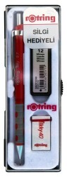 Rotring Tikky Versatil+Min+Silgi Okul Seti, Kırmızı 0,7 mm - ROTRING