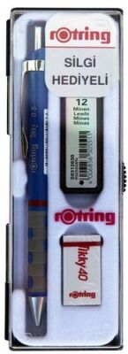 Rotring Tikky Versatil+Min+Silgi Okul Seti, Mavi 0,5 mm - 1