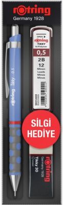 Rotring Tikky Versatil+Min+Silgi Okul Seti, Menekşe Mavi 0,5 mm - 1