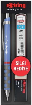Rotring Tikky Versatil+Min+Silgi Okul Seti, Menekşe Mavi 0,7 mm - 1