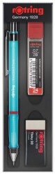 Rotring Visuclick Versatil+Min+Silgi Okul Seti, Mavi 0,7 mm - ROTRING