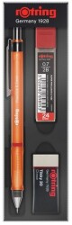 Rotring Visuclick Versatil+Min+Silgi Okul Seti, Turuncu 0,7 mm - ROTRING